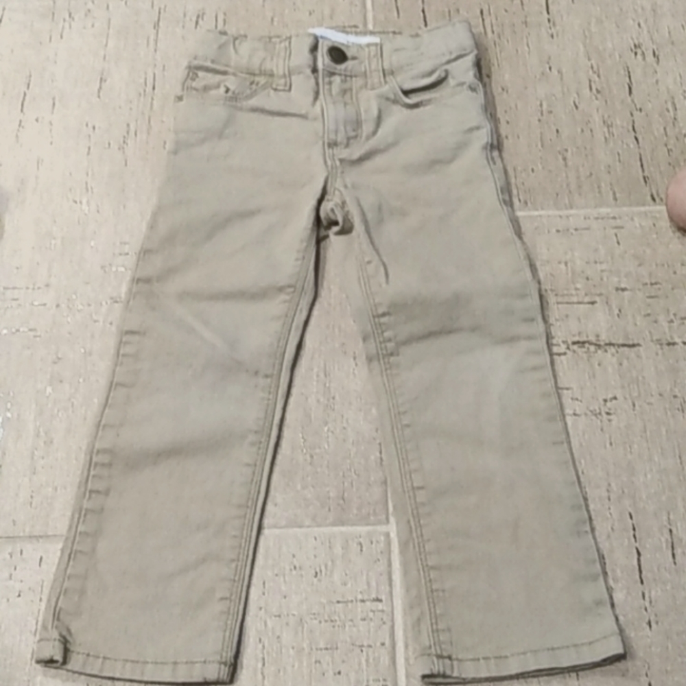 Toddler Boys Khaki Jeans